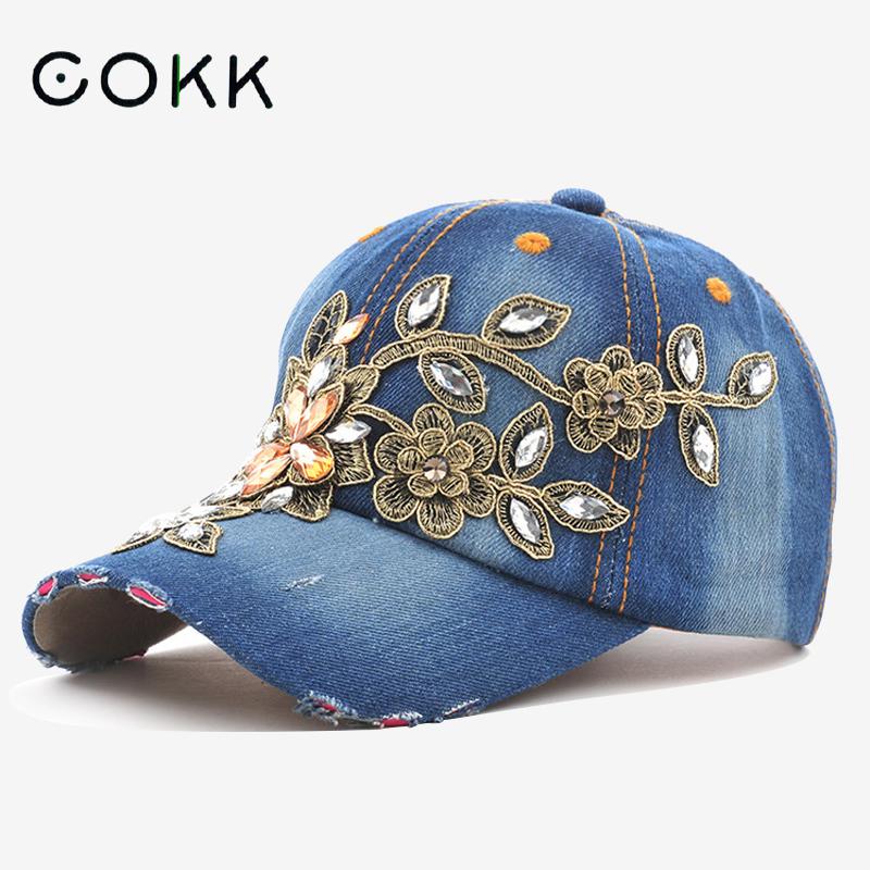 Embroidery On Jeans - COKK Women's Baseball Cap Diamond Painting