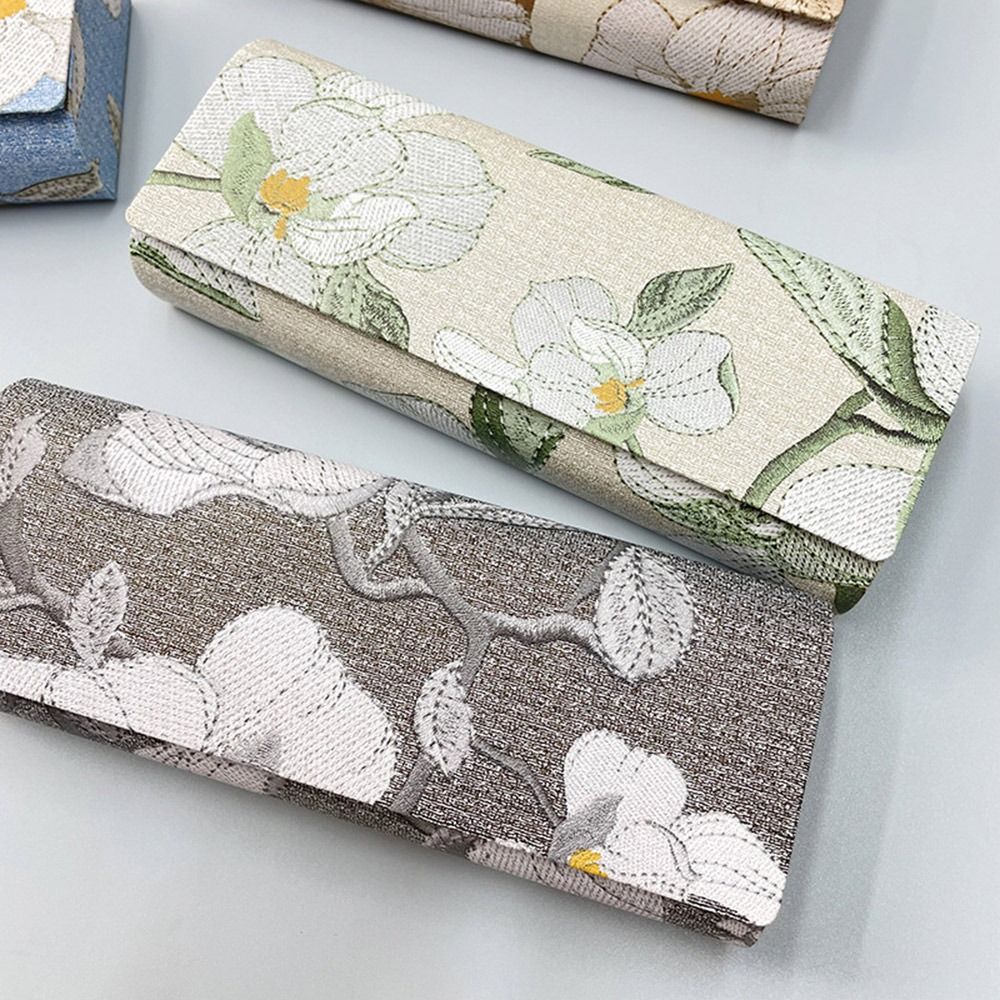 Embroidery Viewer - Glasses Pouch Chinese Style Embroidery Glasses