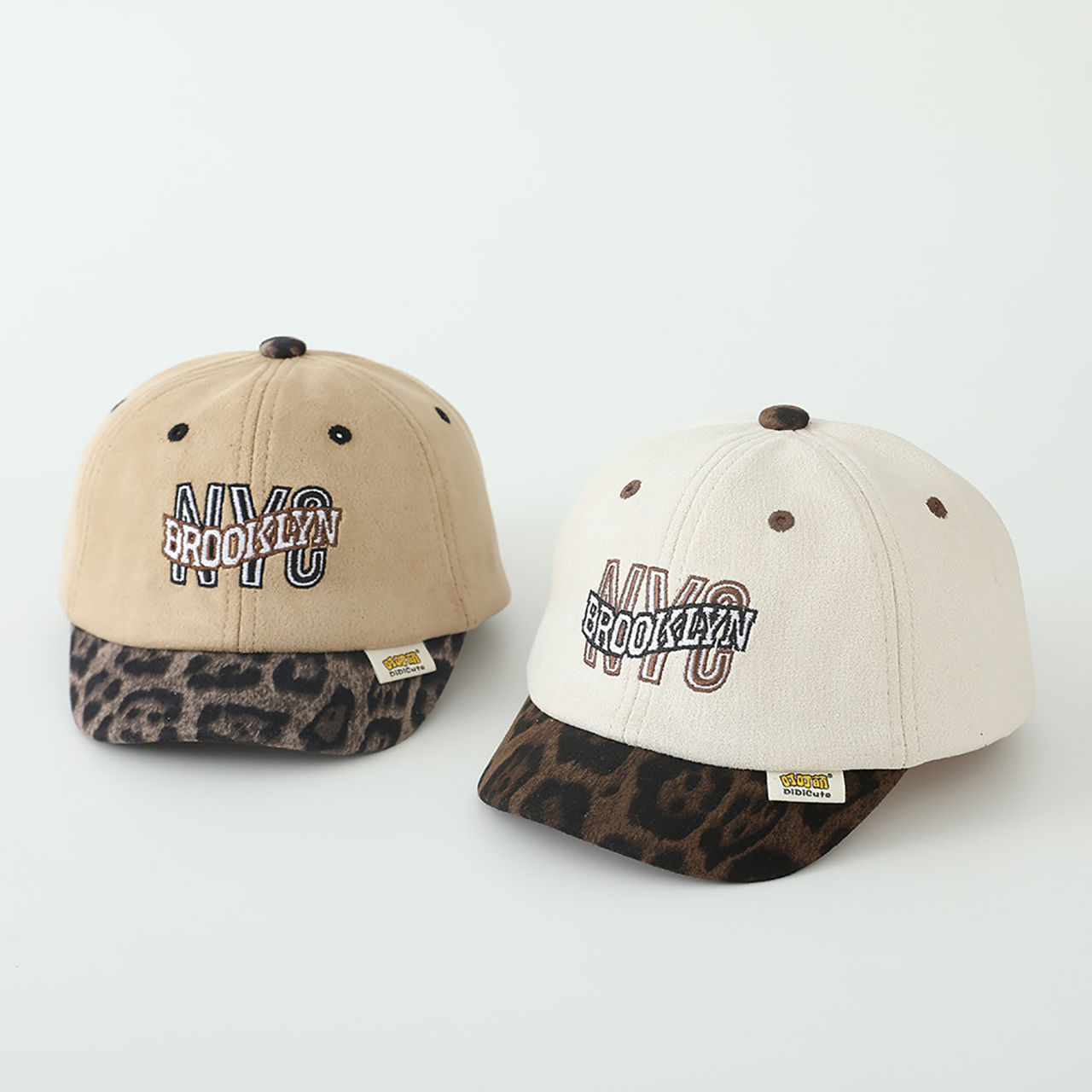 Embroidery Cap - Boy Girl Short Brim Baseball Cap