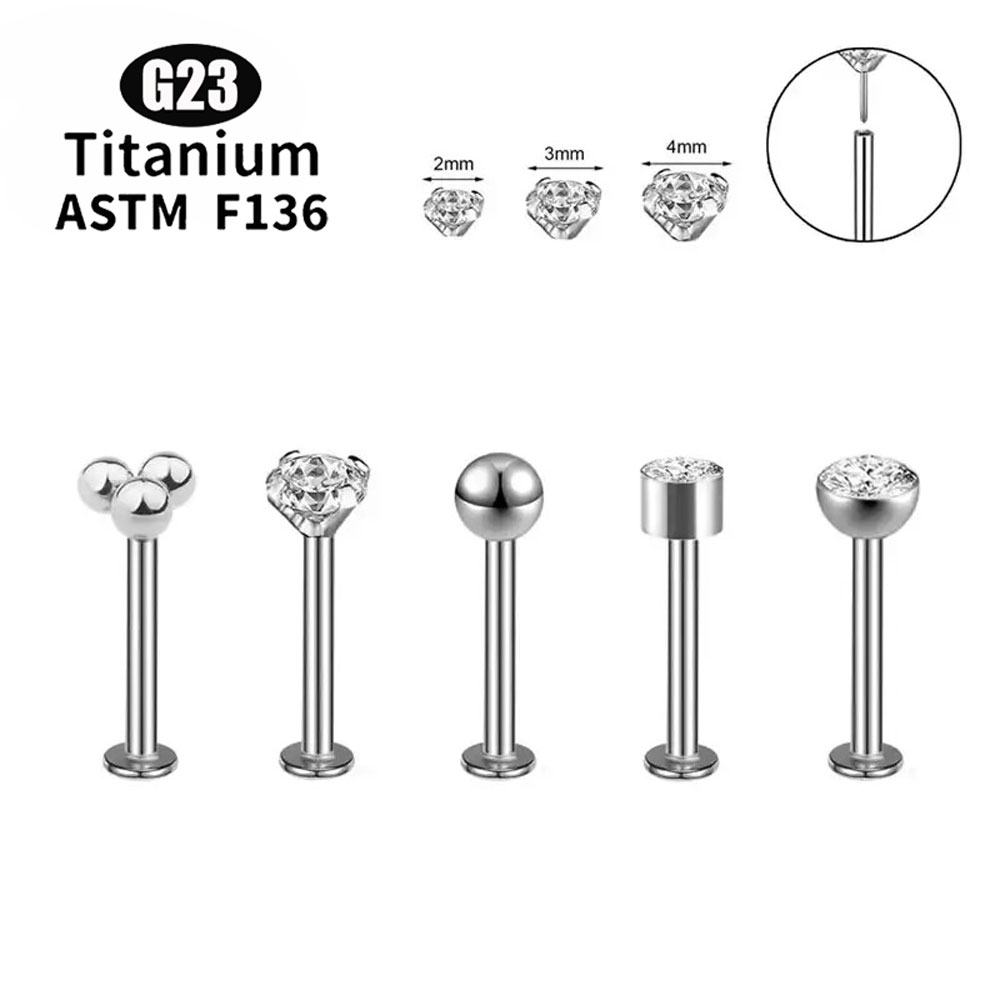 Embroidery Lips - ASTM F136 Titanium Push Pin 5A