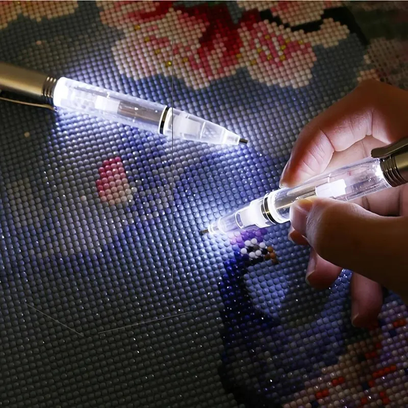 Embroidery Painting - LED Light Diamond Painting Pen 1