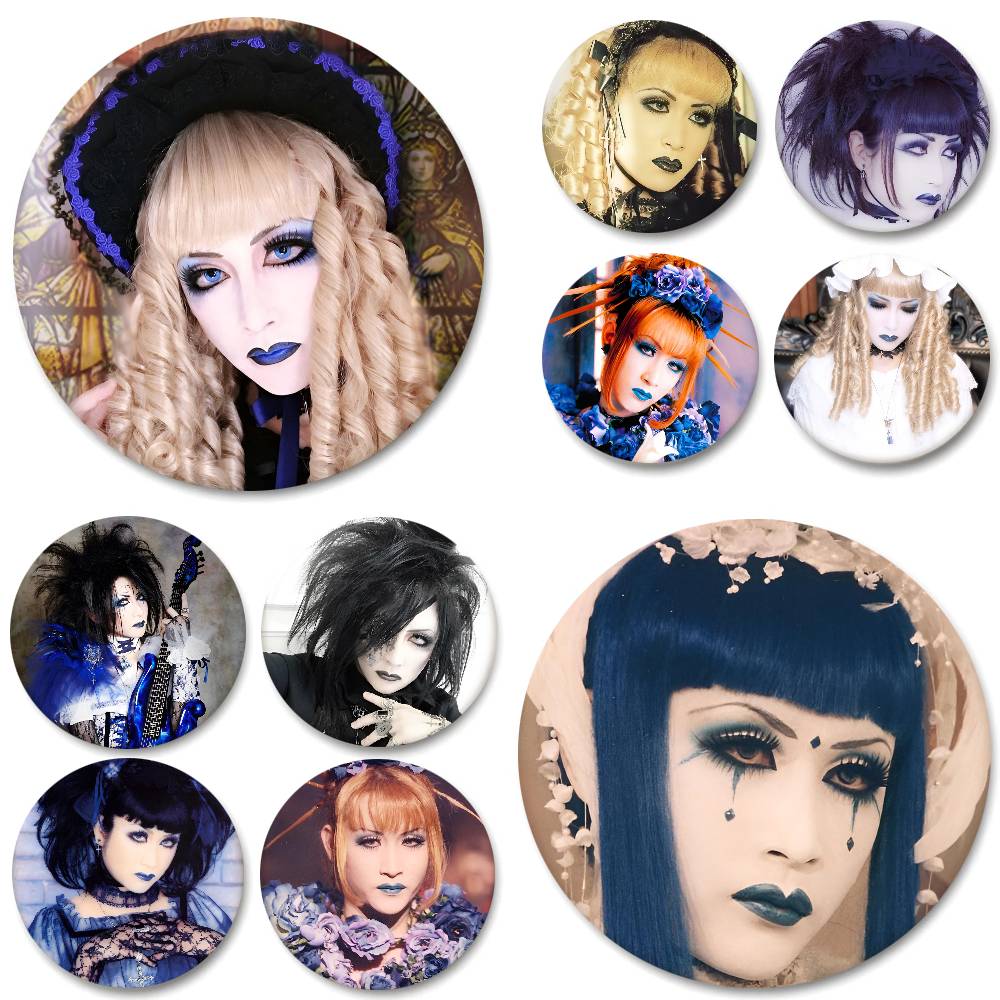 Embroidery Gothic - Mana Sama Gothic Rock Aesthetic Badges