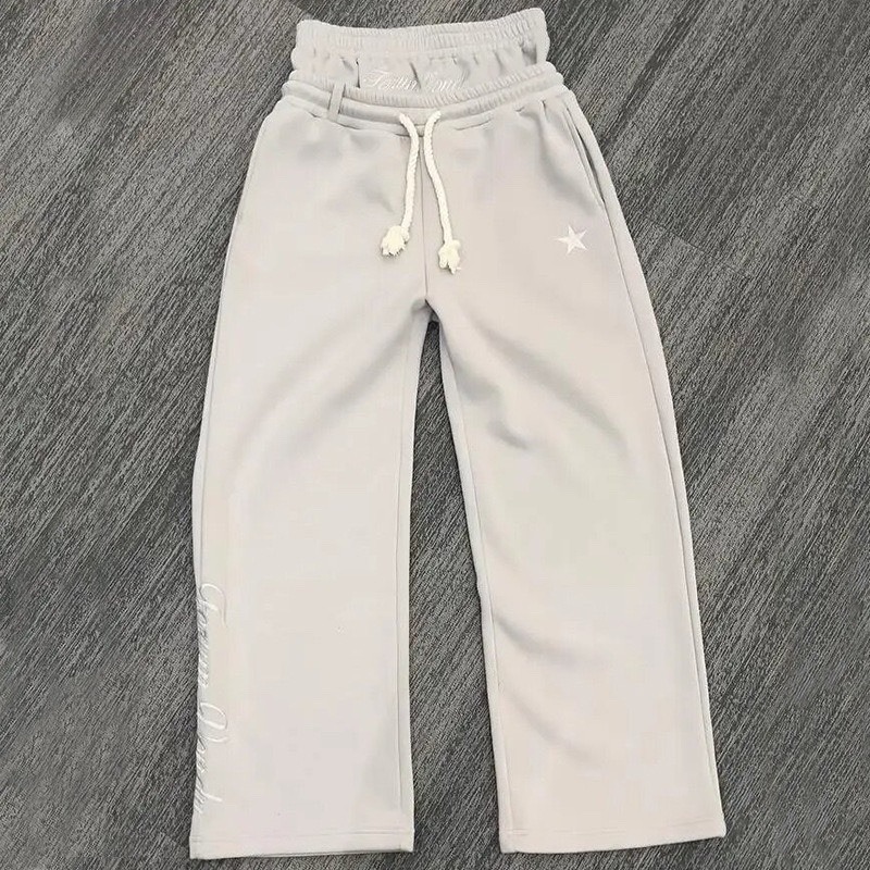 Embroidery Gothic - Y2k Men Joggers Gothic Trendy False