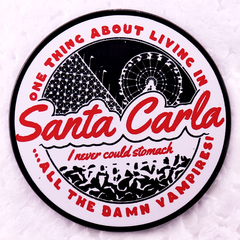Embroidery Lips - Lost Boys Inspired Santa Carla Enamel