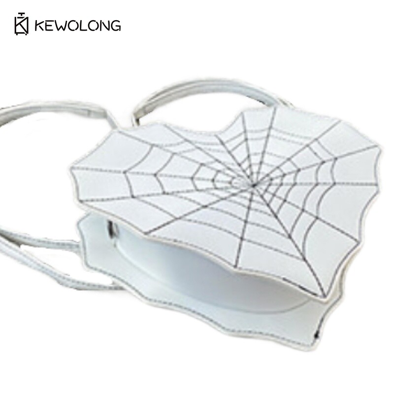 Embroidery Gothic - Gothic Bat Shape Shoulder Bag Vintage