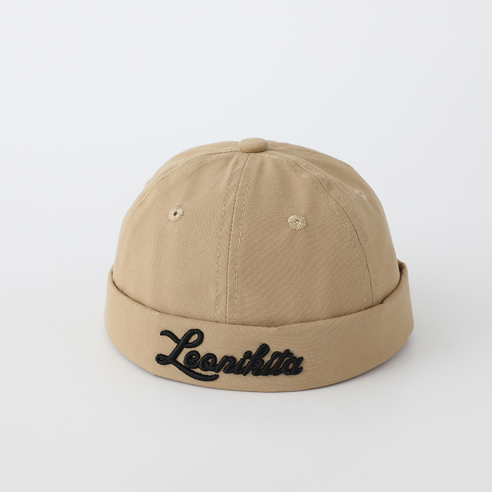 Embroidery Cap - Children's handwritten English embroidery cap with