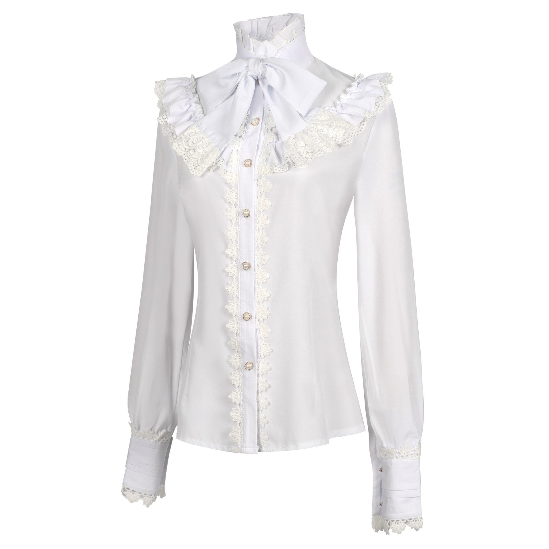 Embroidery Gothic - New Arrival Women's Victorian Gothic Shirt,