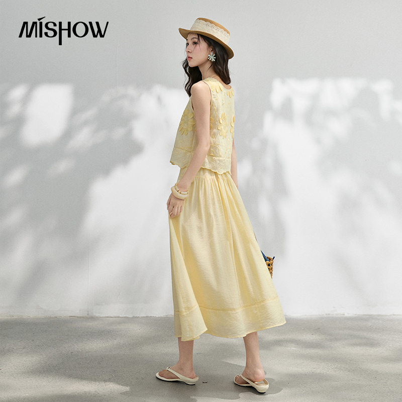 MISHOW French Floral Embroider - Embroidery Blouse review and price