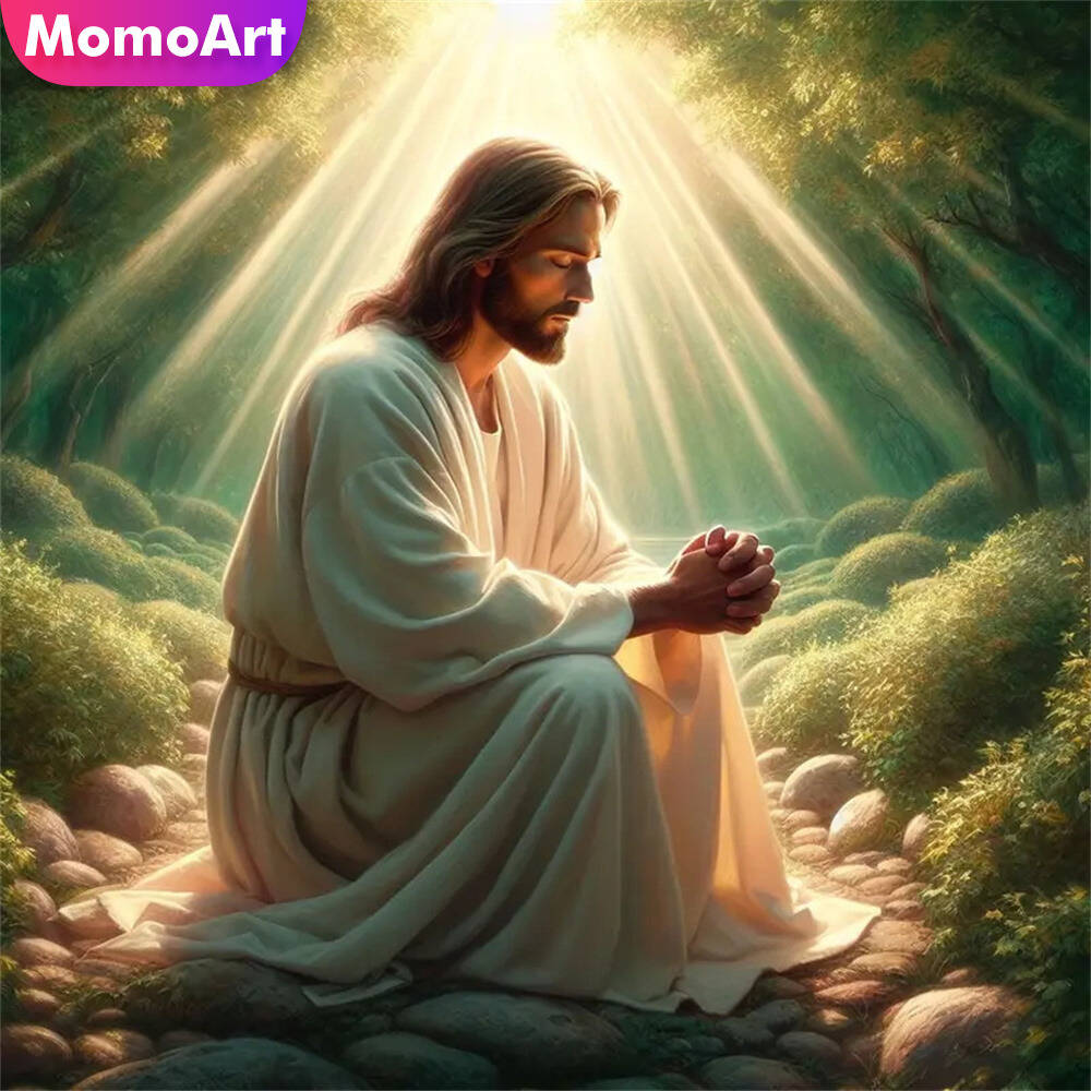 Momoart Religion Diamond Paint - Embroidery Jesus review and price