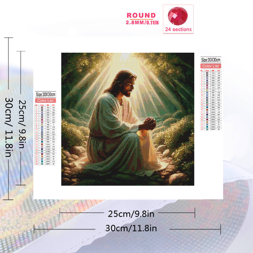 Momoart Religion Diamond Paint - Embroidery Jesus review and price