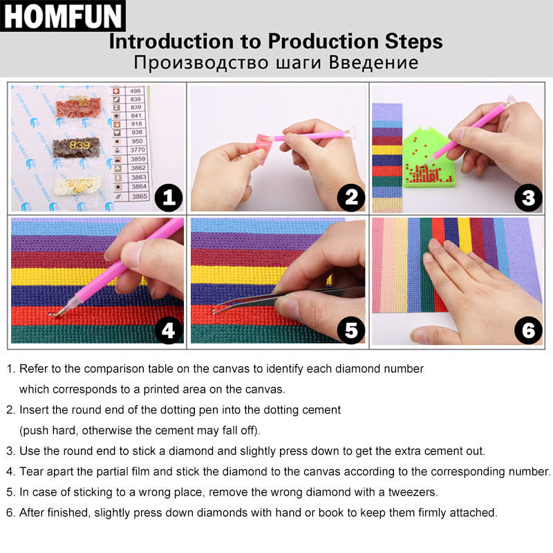 HOMFUN Full Square/Round Drill - Embroidery Jesus review and price