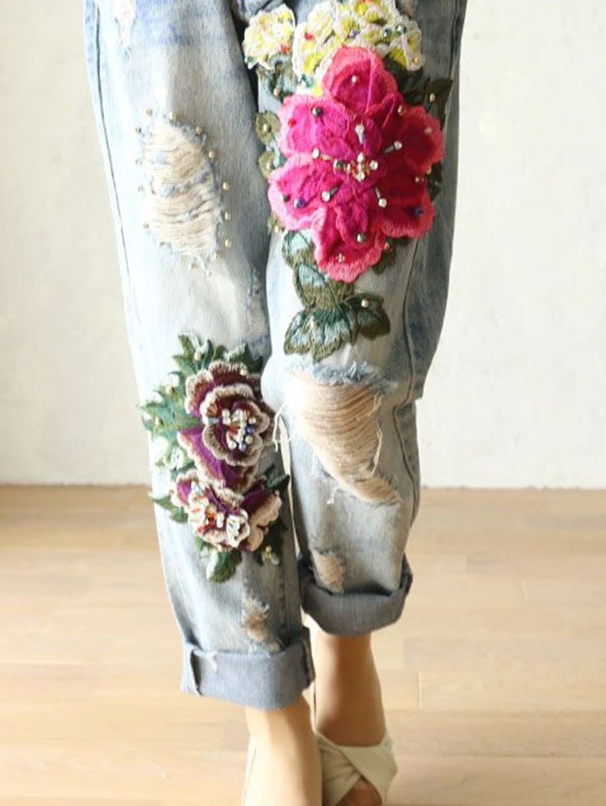 Women's Elegant Floral Embroid - Embroidery Effect review and price