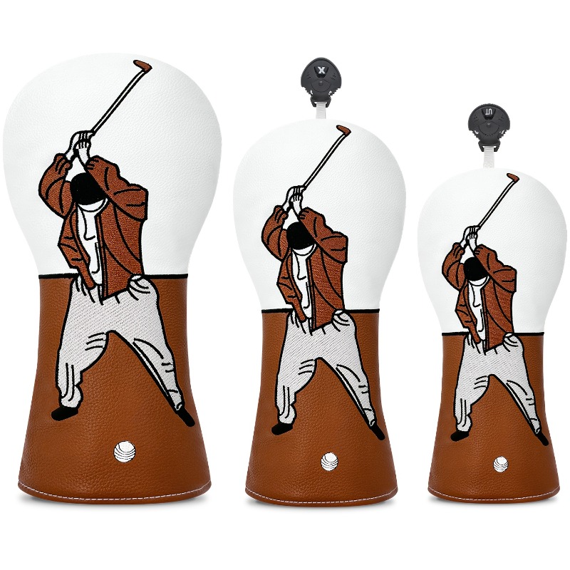 1pc High-Quality Golf Head Cov - Embroidery White review and price