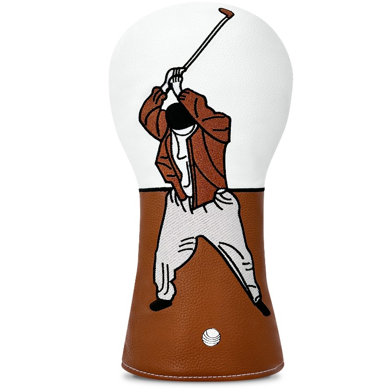 1pc High-Quality Golf Head Cov - Embroidery White review and price