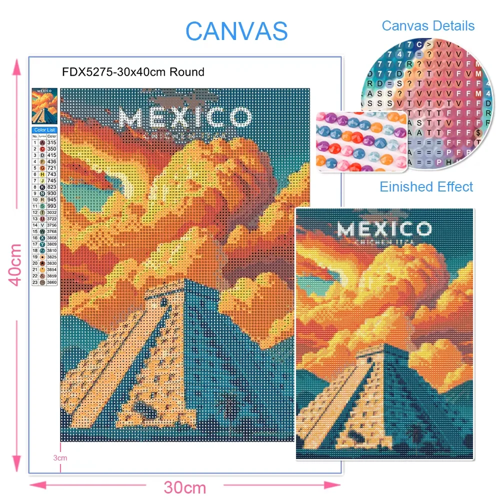 1pc frameless Diamond Painting - Embroidery Kit Set review and price