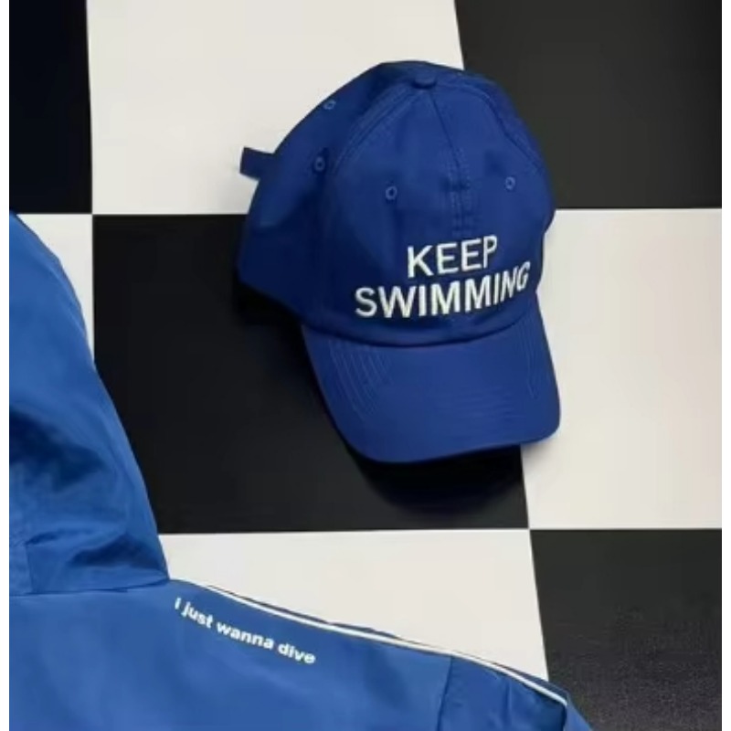 2026 Trendy keep Swimming New  - Embroidery Cap review and price
