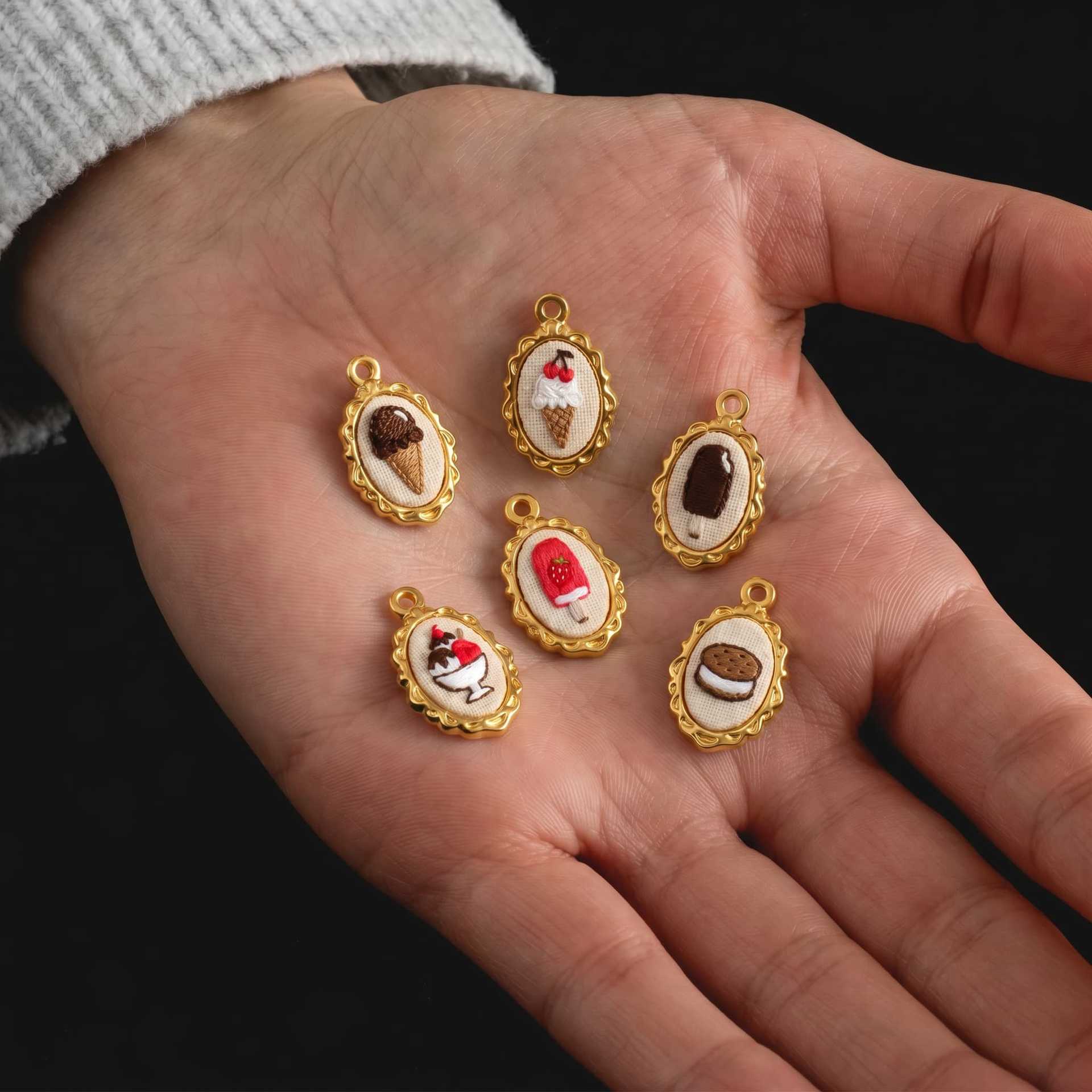 5Pcs Stainless Steel Embroider - Embroidery Charm review and price