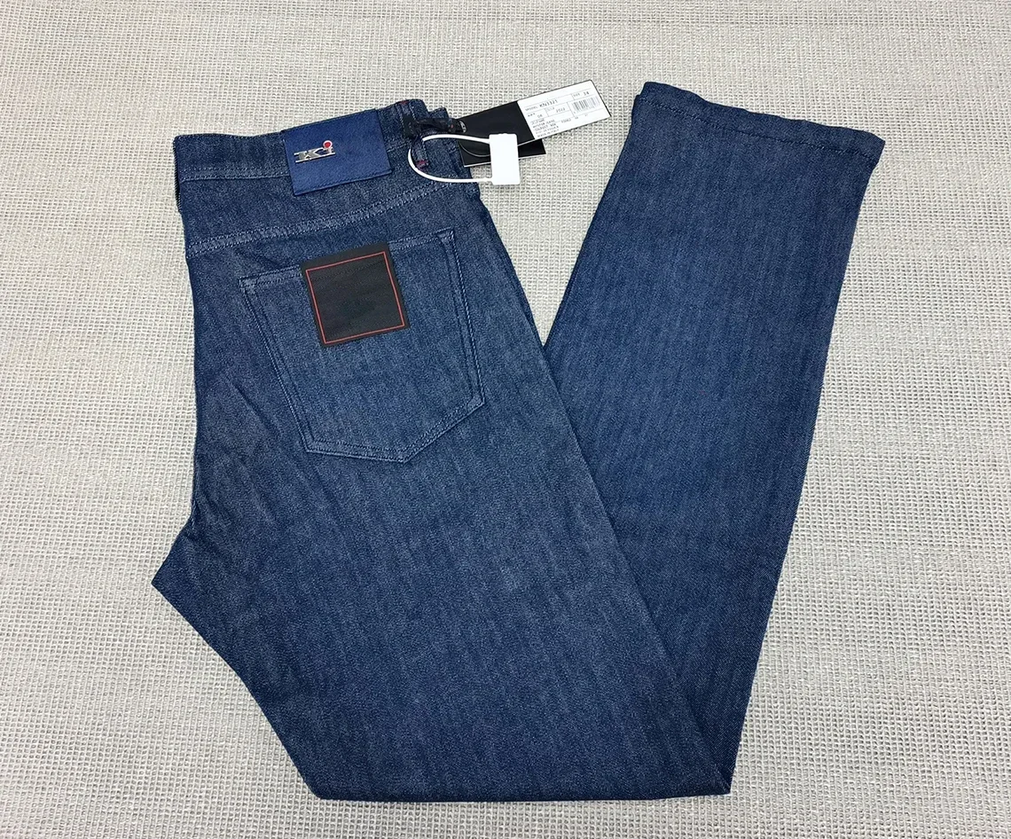 OECHSLI Jeans Thin Cotton Men  - Embroidery On Jeans review and price