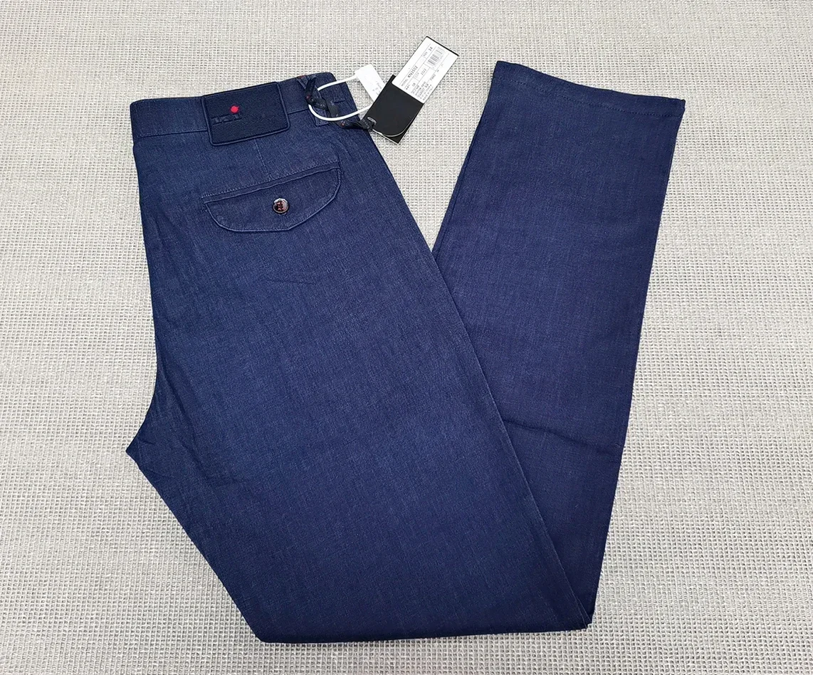 OECHSLI Jeans Thin Cotton Men  - Embroidery On Jeans review and price