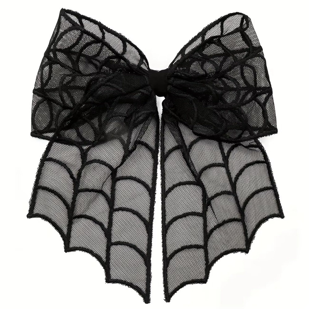 Lace Tulle Veil Hair Clips Bat - Embroidery Gothic review and price