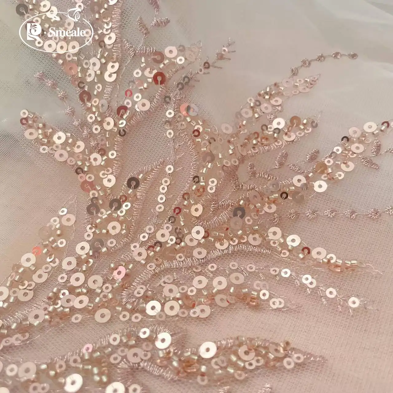5Pair-2Pair.Rose Gold Sequin T - Embroidery Rose review and price