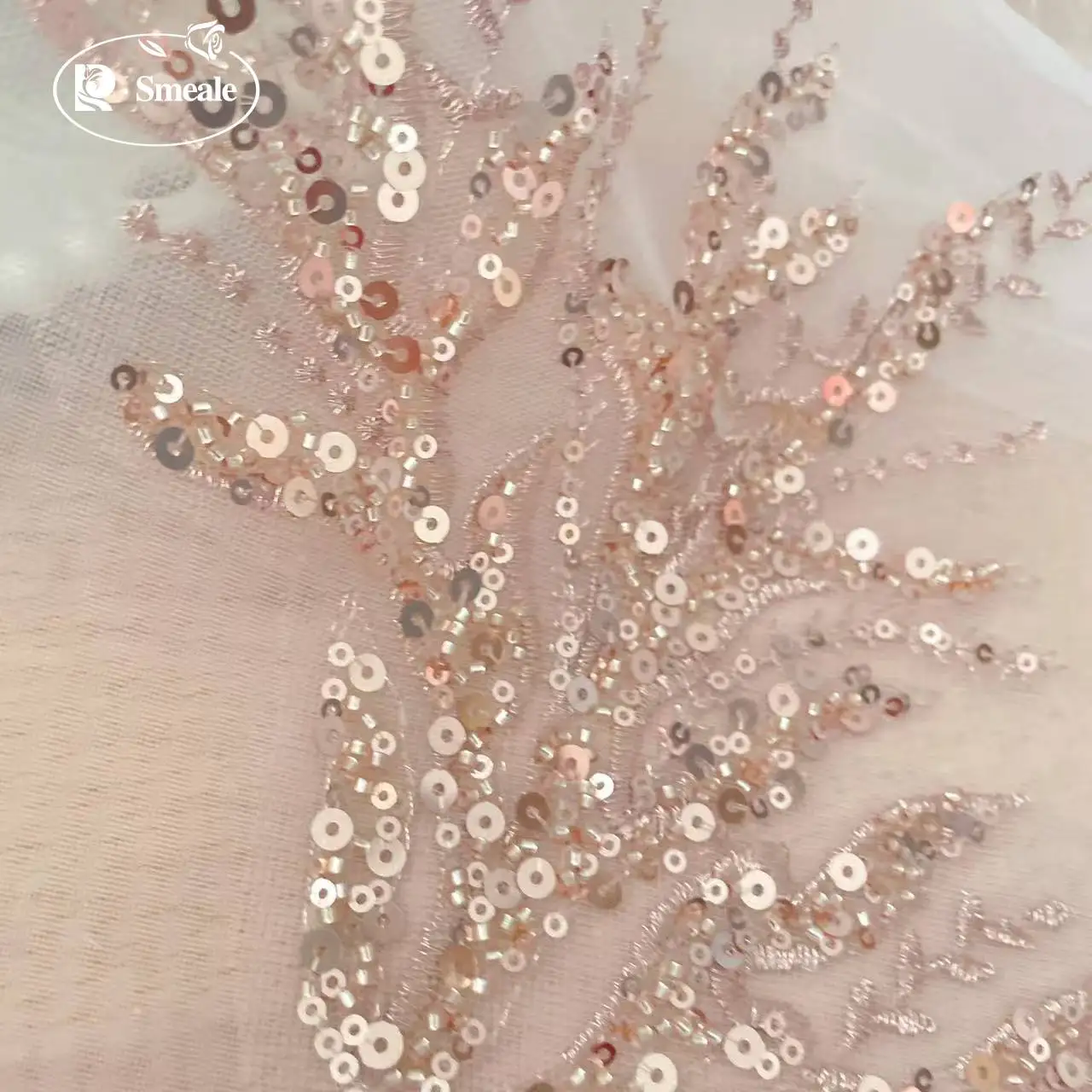 5Pair-2Pair.Rose Gold Sequin T - Embroidery Rose review and price