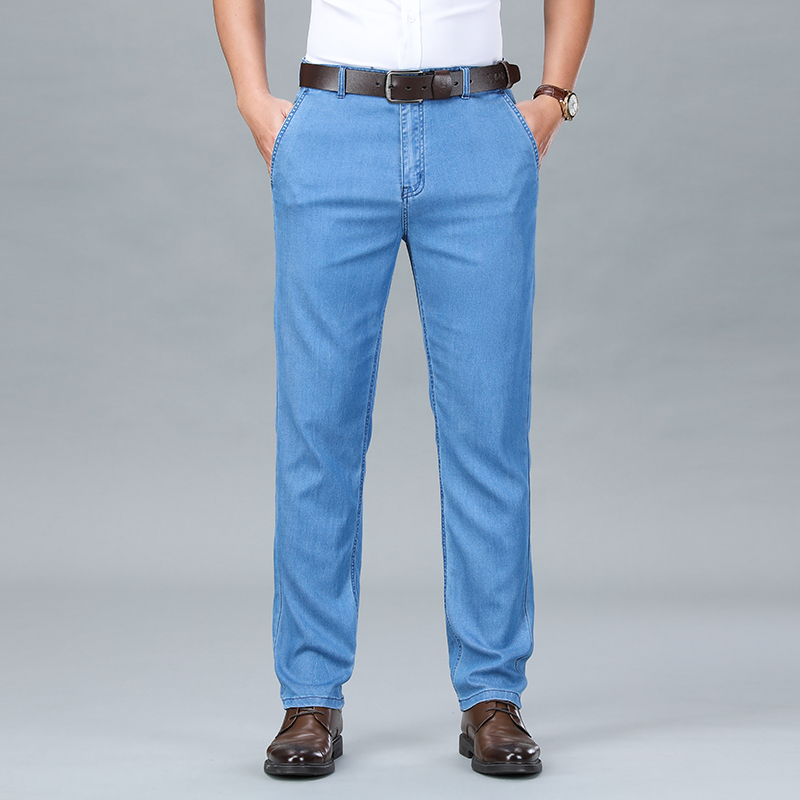 2026 New Spring Men's Light Bl - Embroidery On Jeans review and price