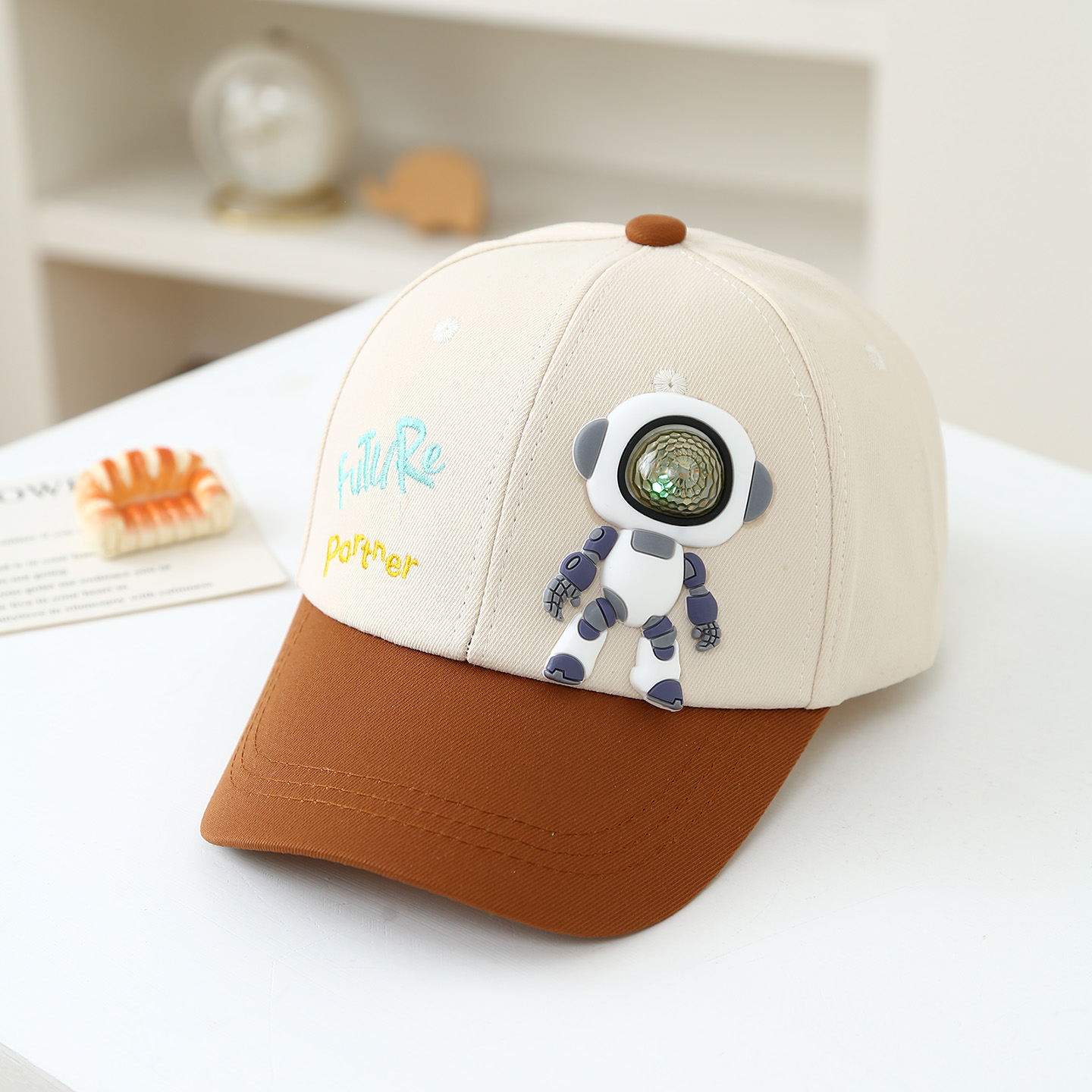 Children's Soft Rubber Robot D - Embroidery Cap review and price