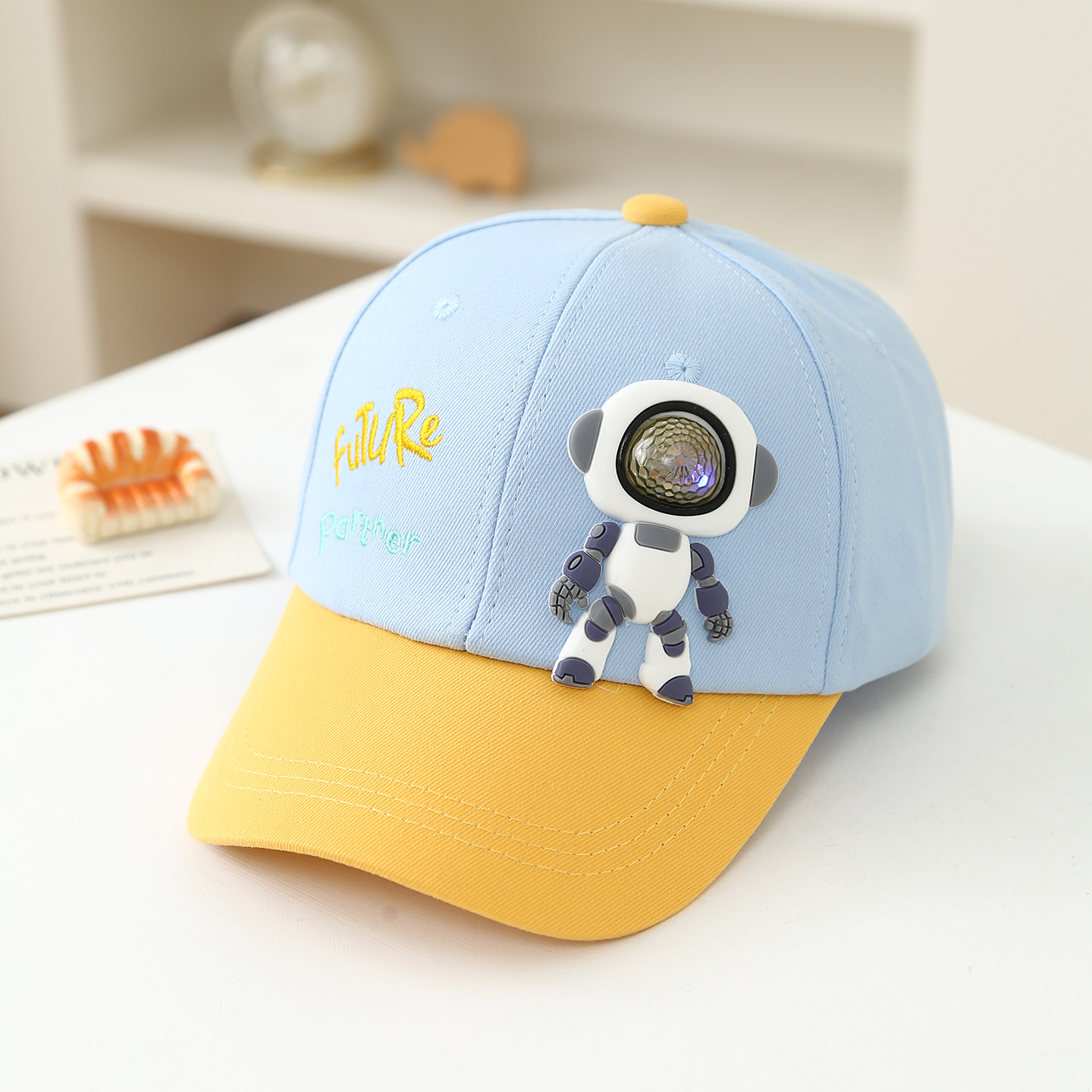 Children's Soft Rubber Robot D - Embroidery Cap review and price