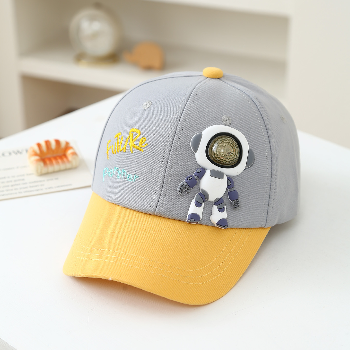 Children's Soft Rubber Robot D - Embroidery Cap review and price