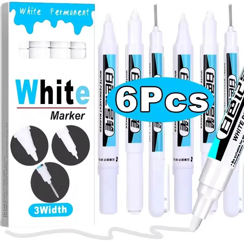 0.7/1.0/2.5MM White Permanent  - Embroidery Art Painting review and price