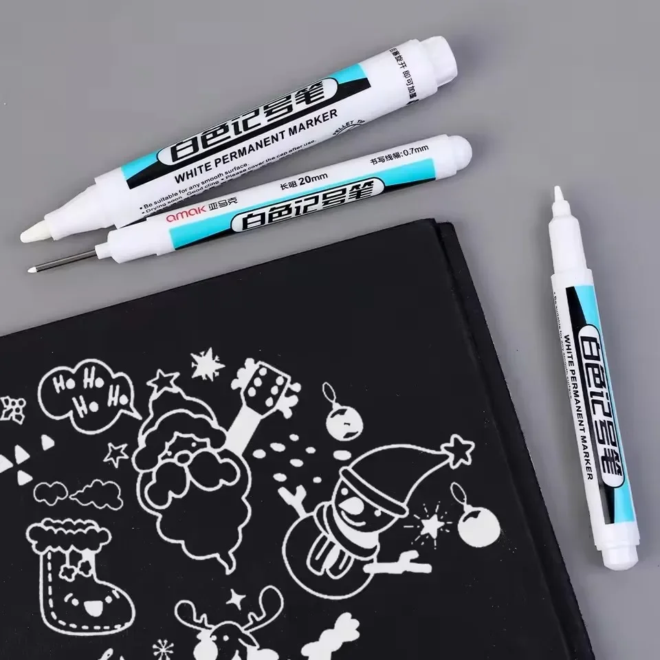 0.7/1.0/2.5MM White Permanent  - Embroidery Art Painting review and price
