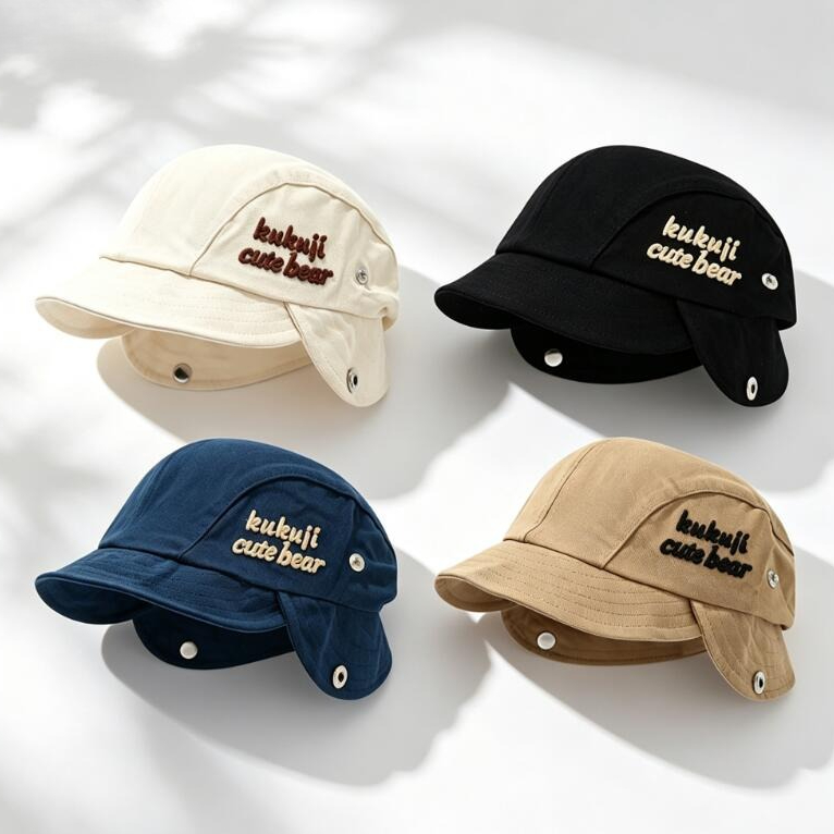 2026 Autumn Baby Earflap Hat C - Embroidery Cap review and price