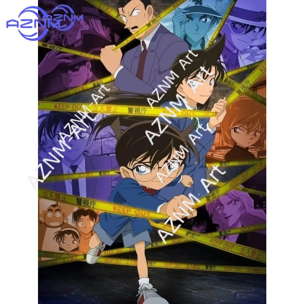 1pc Detective Conan Diamond Pa - Embroidery Painting review and price