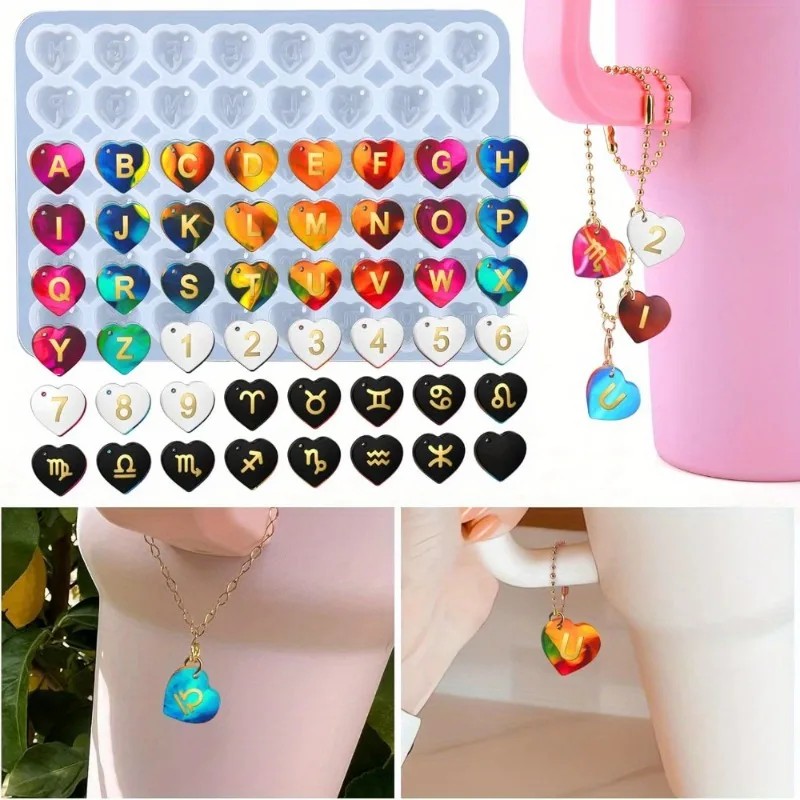 1pc DIY Epoxy Resin Mold Numbe - Embroidery Charm review and price