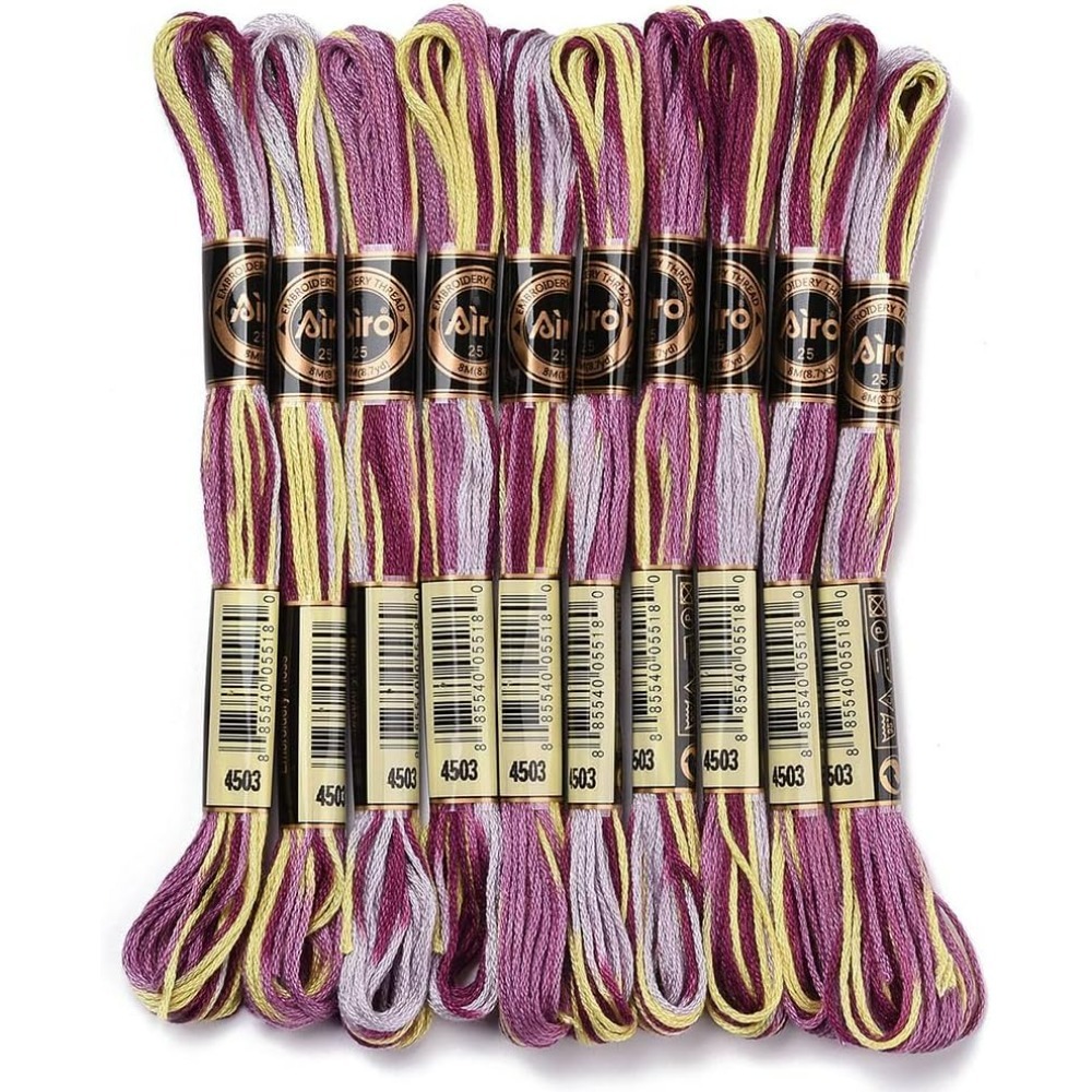 6 Strands Purple Variegated Em - Embroidery Kit Set review and price