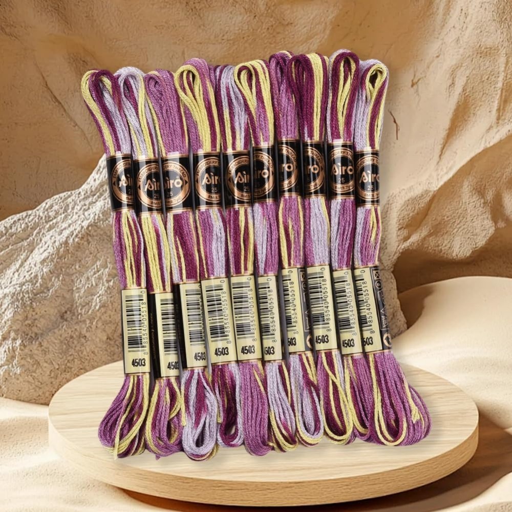 6 Strands Purple Variegated Em - Embroidery Kit Set review and price