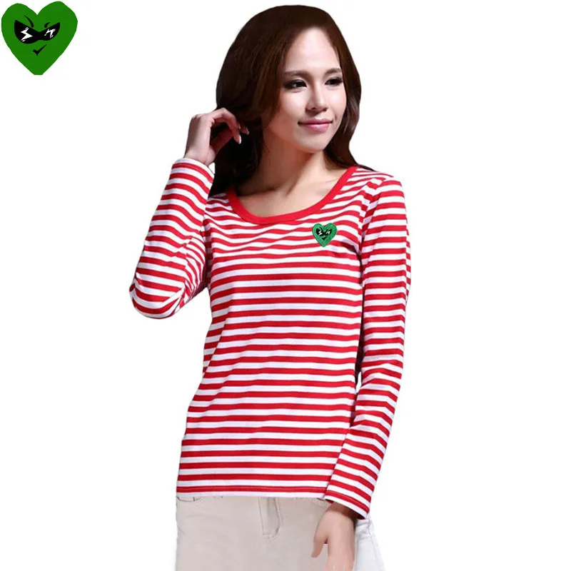 Break Egg Women Striped T-Shir - Embroidery Viewer review and price