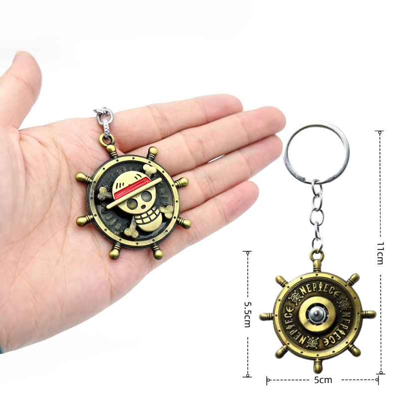 Rotating keychain, Luffy's Str - Embroidery Charm review and price