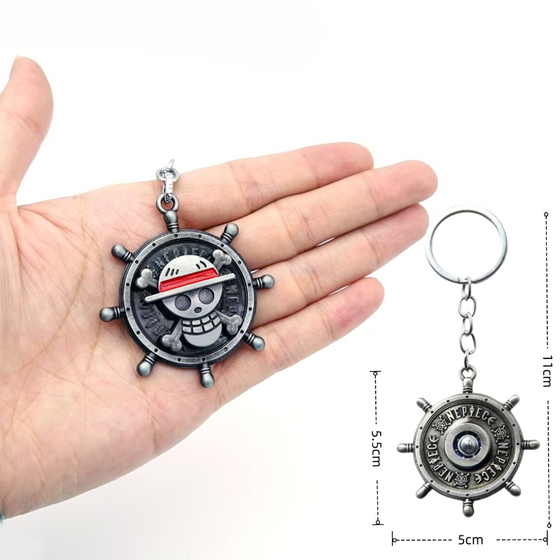 Rotating keychain, Luffy's Str - Embroidery Charm review and price