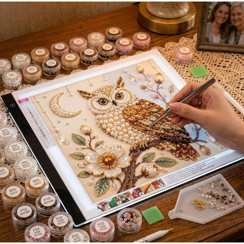 Bird Pearl Art DIY Kit Cardina - Embroidery Kit Set review and price