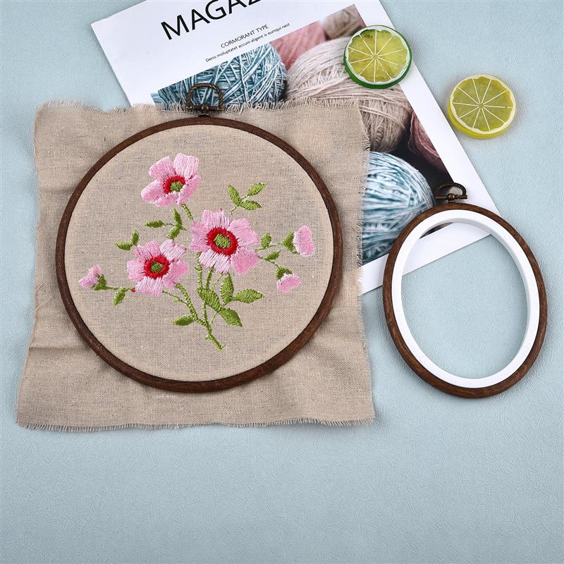 Sewing Tool Round Oval Wooden  - Stitch Marker Ring review and price
