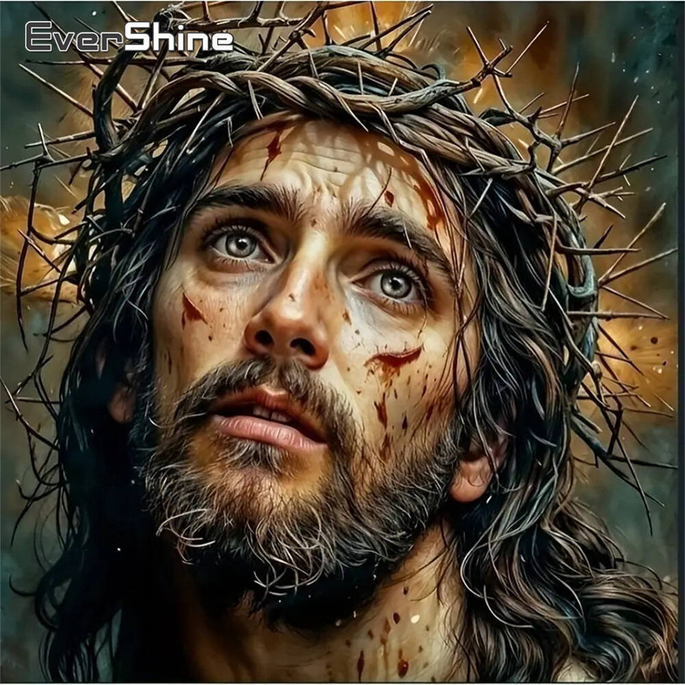 Evershine Jesus Diamond Embroi - Embroidery Jesus review and price