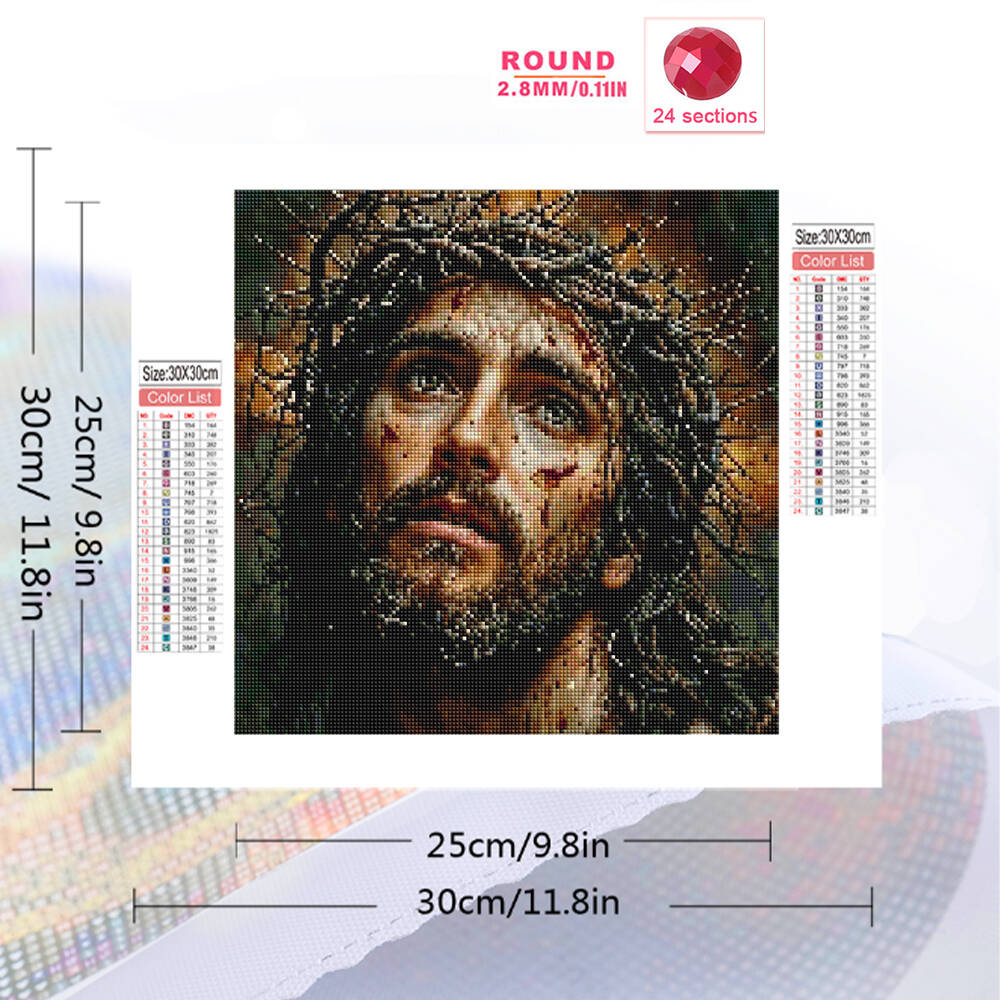 Evershine Jesus Diamond Embroi - Embroidery Jesus review and price