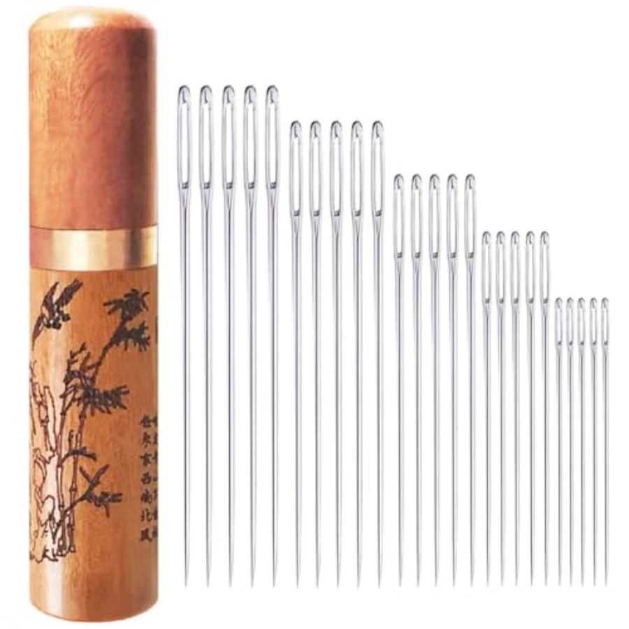 Large Eye Sewing Needles, Embr - Embroidery In The Piece review and price