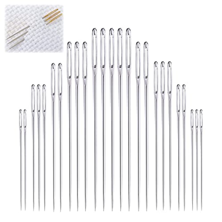 Large Eye Sewing Needles, Embr - Embroidery In The Piece review and price