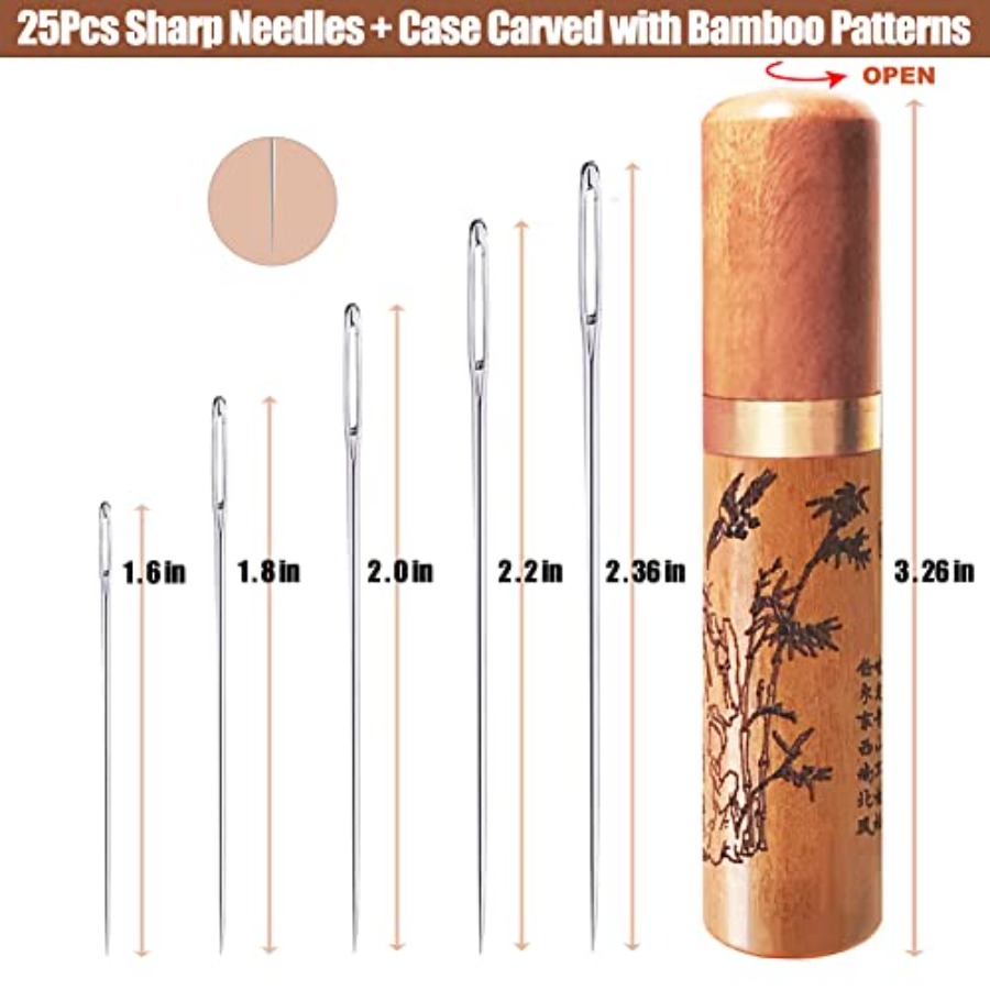 Large Eye Sewing Needles, Embr - Embroidery In The Piece review and price