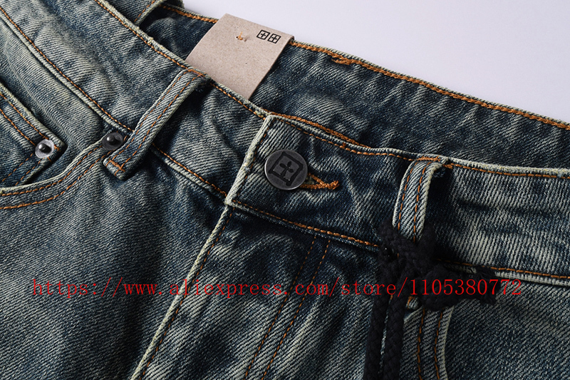2026 Hot New Men's Blue Acid W - Embroidery On Jeans review and price