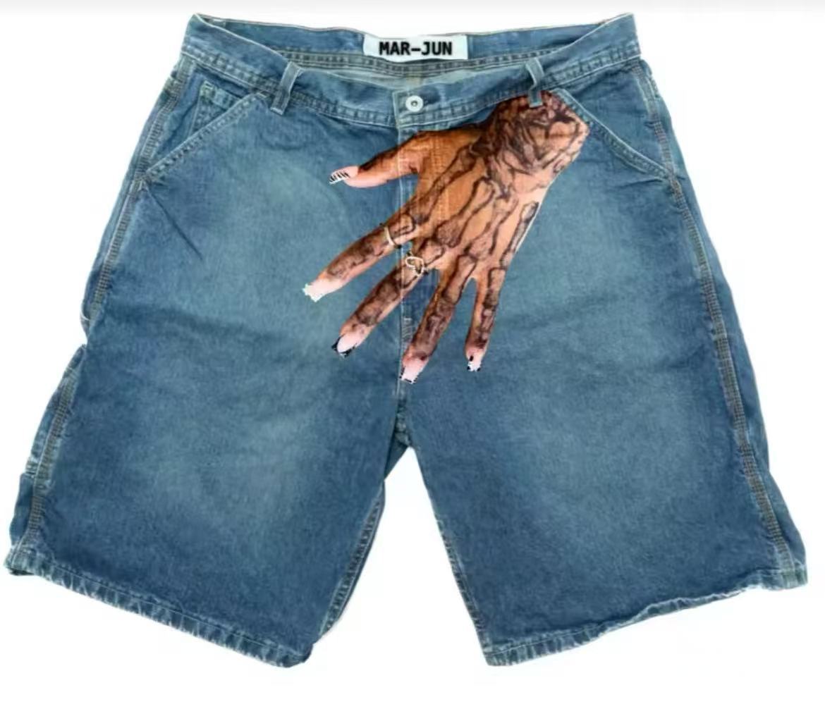 Deeptown Y2k Vintage Harajuku  - Embroidery On Jeans review and price