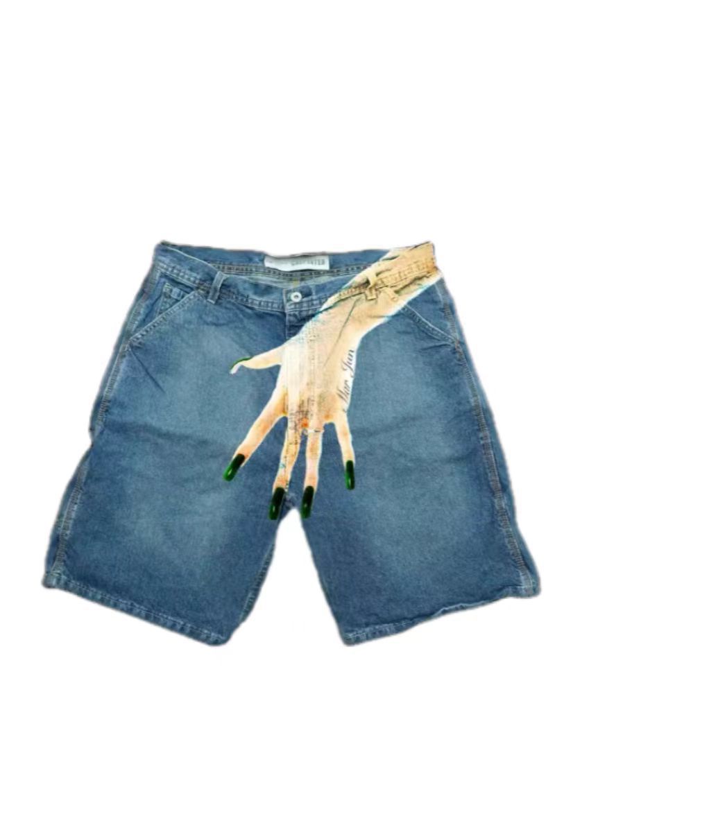Deeptown Y2k Vintage Harajuku  - Embroidery On Jeans review and price